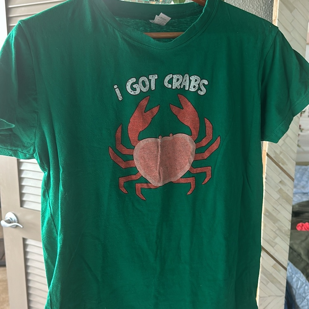 I got crabs for shirt xl womens 100% cotton